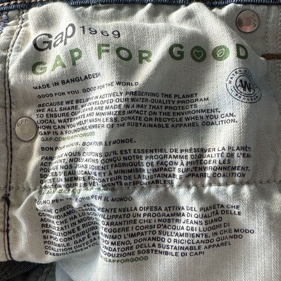 Gap SZ 28R True Skinny Jeans Low-Rise Stretch Pockets Medium Wash Blue Womens - Picture 8 of 11